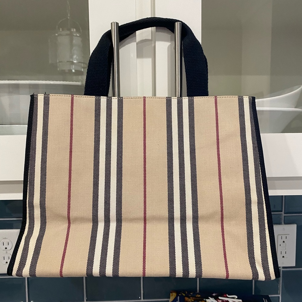 Authentic Burberry Canvas Tote
